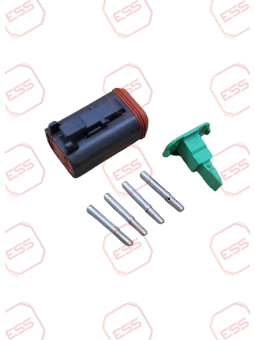 Xarios/Supra Evap. Fan 4-Pin Recep. Kit (Truck-side)